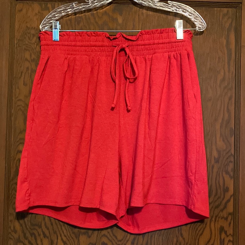 Red shorts